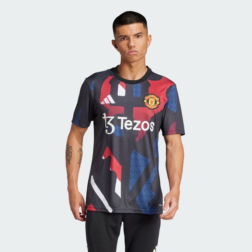 Jersey adidas Performance Manchester United Graphic Pre-Match Jersey Musta | JD7147