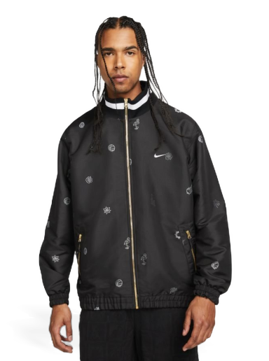 Bomber-takki Nike Premium Basketball Jacket Musta | DH7438-010
