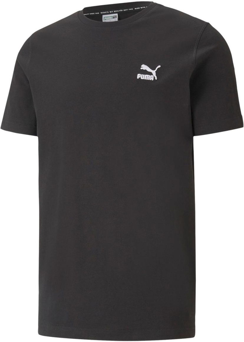 T-paita Puma Puma Classics Embroidered T-Shirt Musta | 599795-001