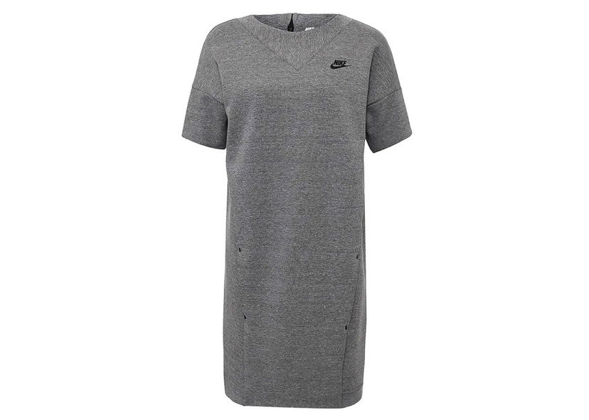 Mekko Nike Sportswear Tech Fleece Dress Gray Harmaa | 803573-063