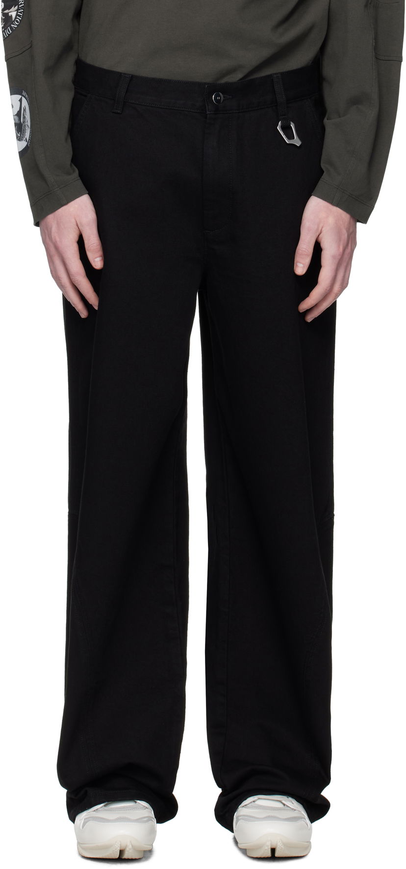 Jeans HELIOT EMIL Heliot Emil Basalt Wide-Leg Jeans Musta | PREAW25_M_10_189_BLK0_CO