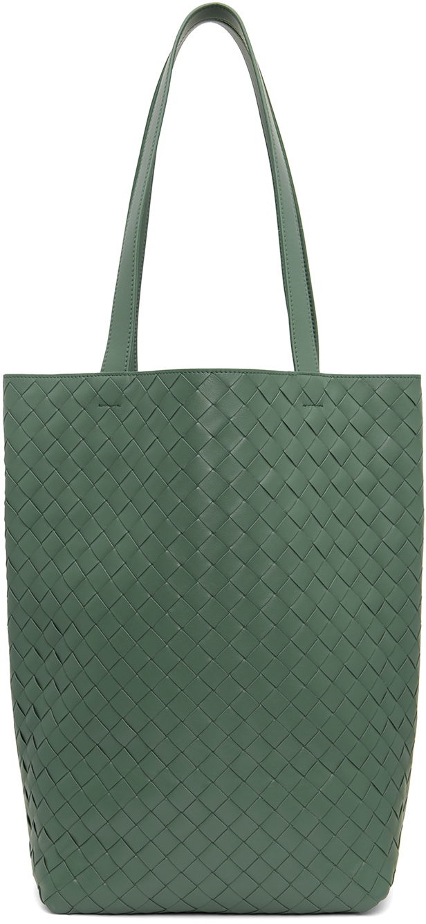 Kangaskassi Bottega Veneta Small Intrecciato Tote Bag Vihreä | 729227 V2HL1