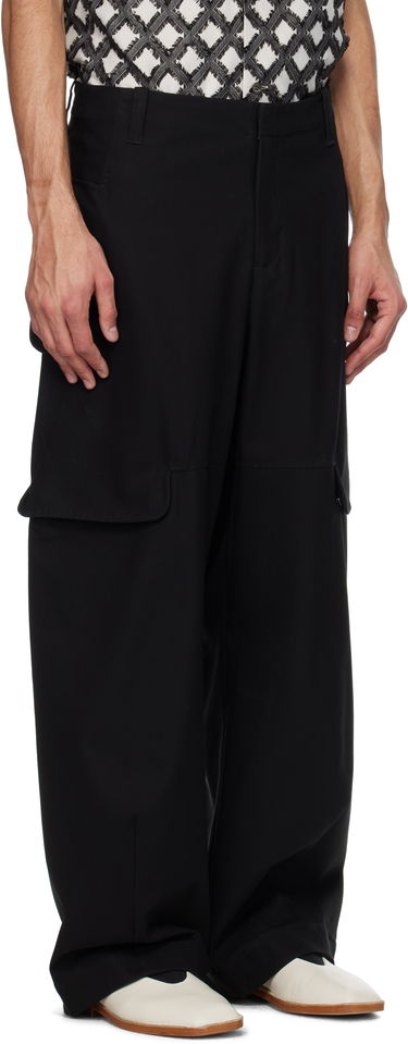 Cargo housut sage NATION SAGE NATION Index Cargo Pants Musta | S113 INDEX CARGO TROUSER, 1