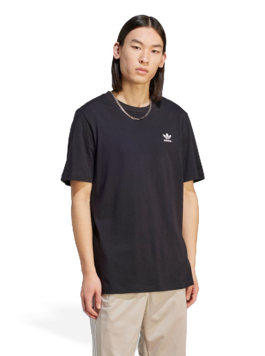 T-paita adidas Originals Trefoil Essentials Tee Musta | IM4540