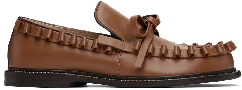 Tennarit ja kengät JW Anderson JW Anderson Ruffle Loafers Ruskea | FW0167-LA0323