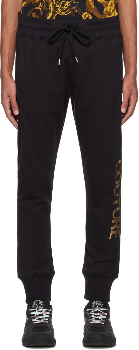 Verryttelyhousut Versace Drawstring Sweatpants Musta | E76GAAT00_ECF01T, 0