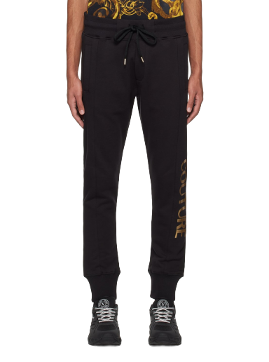 Verryttelyhousut Versace Drawstring Sweatpants Musta | E76GAAT00_ECF01T
