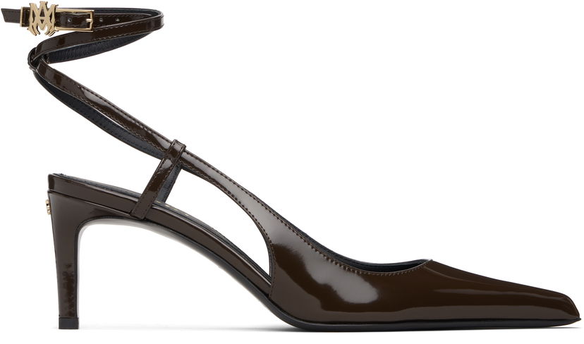 Korut AMIRI AMIRI 'MA' Kitten Heel Pumps Ruskea | AWFOPP1001