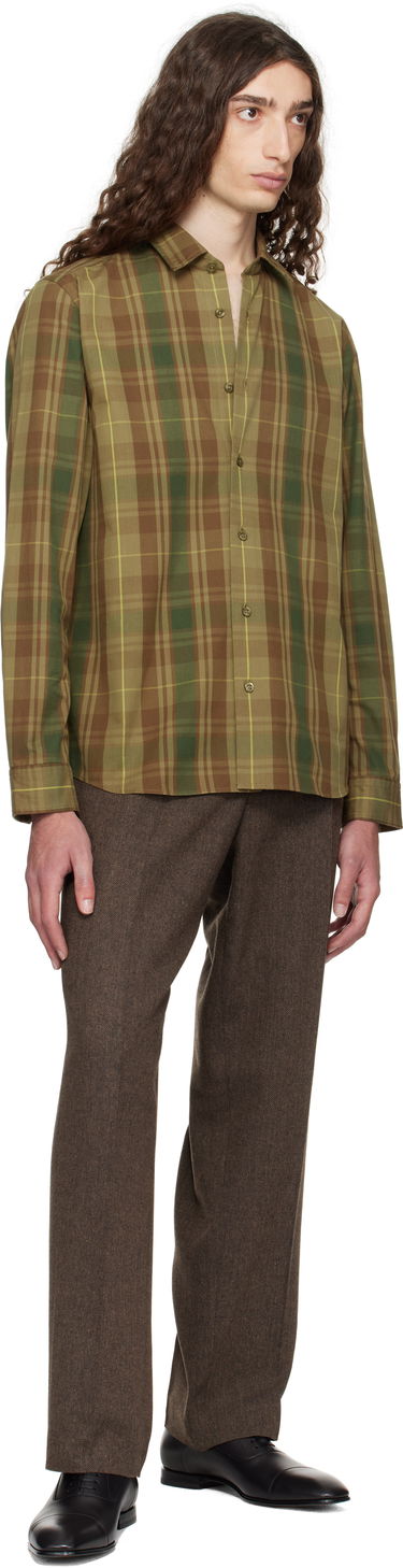 Paita BOSS Hugo Check Button-Down Shirt Vihreä | 50545390, 3