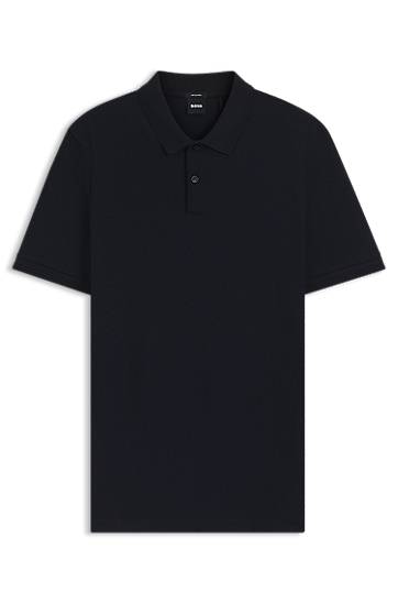 Poolopaita BOSS Herringbone Polo Shirt Musta | 50549593