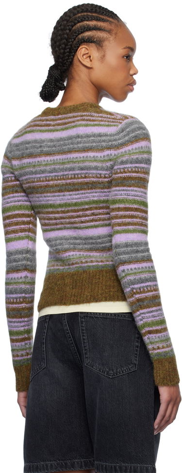 Villapaita GANNI Ganni Soft Wool Stripe Cardigan Monivärinen | K2355, 2