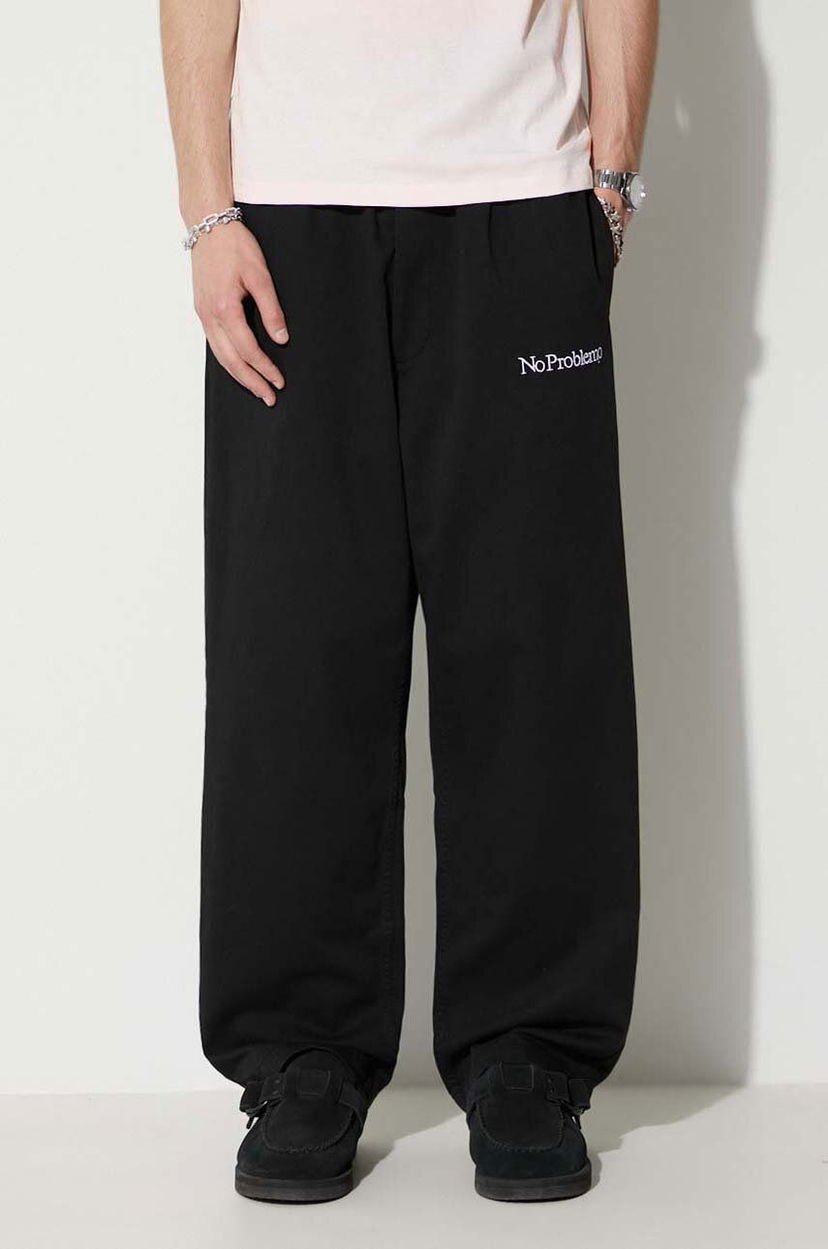 Housut Aries Trousers Musta | FUAR30115