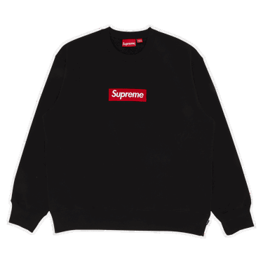 Huppari Supreme Box Logo Crewneck "Black" Musta | FW22SW65 BLACK, 0