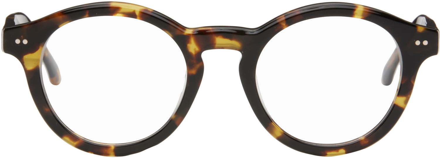 Aurinkolasit RETROSUPERFUTURE RETROSUPERFUTURE Numero 129 Round Frame Glasses Ruskea | UUF, 0