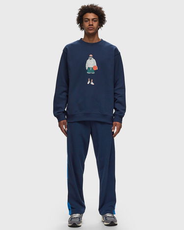 Huppari New Balance Athletics Sport Style Relaxed Crew Tummansininen | MT41538-NNY, 1