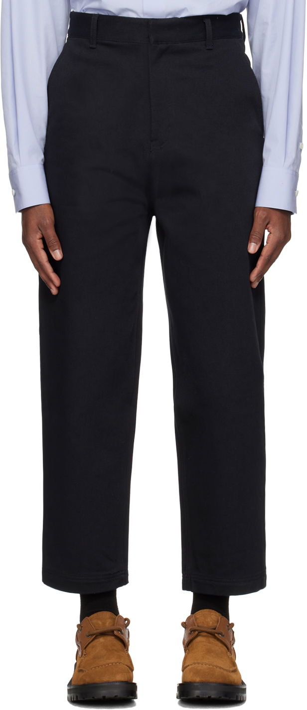 Housut ADER ERROR Significant Zip-Fly Trousers Musta | BMSGFYBT0101NV