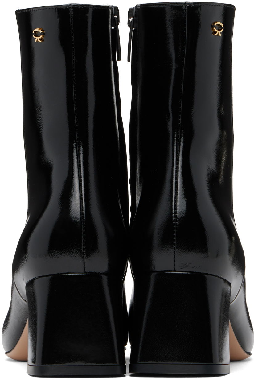 Tennarit ja kengät Gianvito Rossi Freeda Leather Ankle Boots Musta | G73028-55RIC-NUI, 1