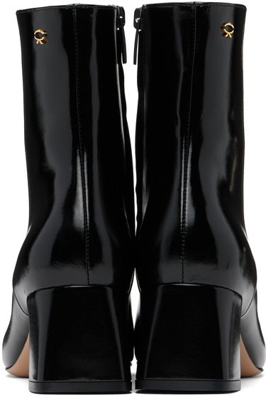 Tennarit ja kengät Gianvito Rossi Freeda Leather Ankle Boots Musta | G73028-55RIC-NUI, 1