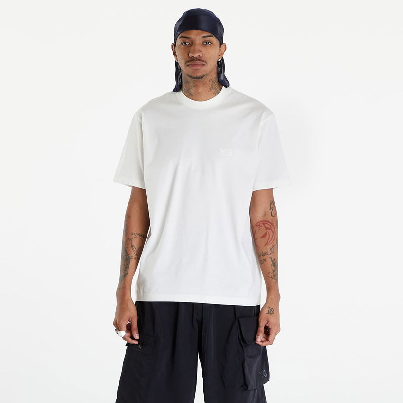 T-paita Y-3 Relaxed Short Sleeve Tee UNISEX White Valkoinen | IV8221