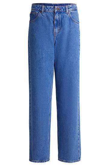 Jeans BOSS Relaxed Fit Stonewashed Jeans Sininen | 50517262