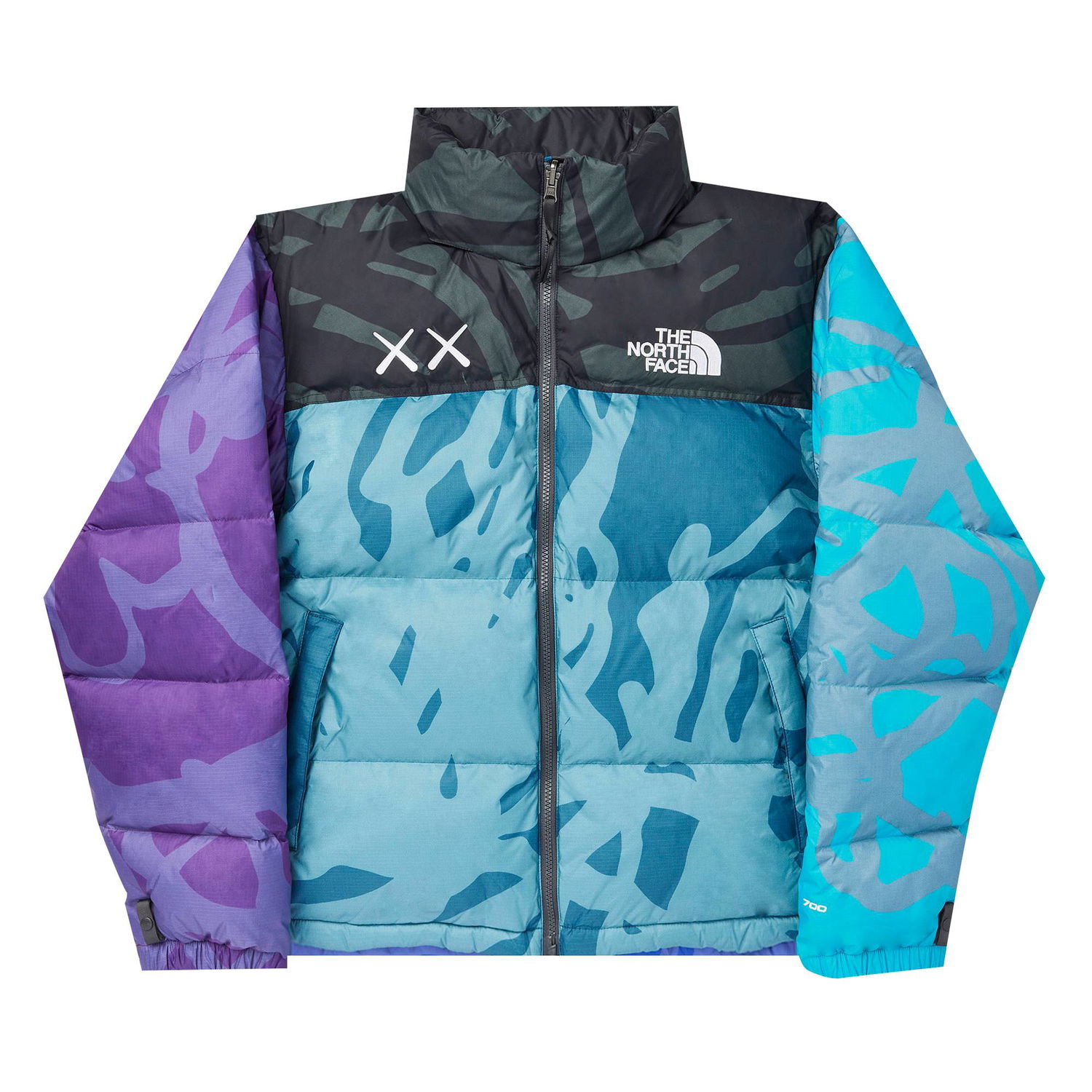 Puffer takki The North Face KAWS x Retro 1996 Nuptse Puffer Jacket Monivärinen | NF0A7WLU75S, 1