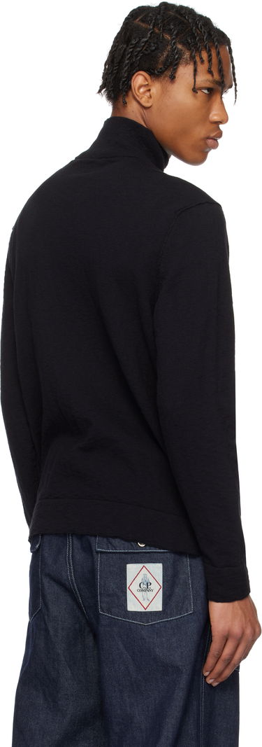 Villapaita C.P. Company C.P. Company Half Zip Knit Sweater Musta | 18CMKN304A-110373A, 2