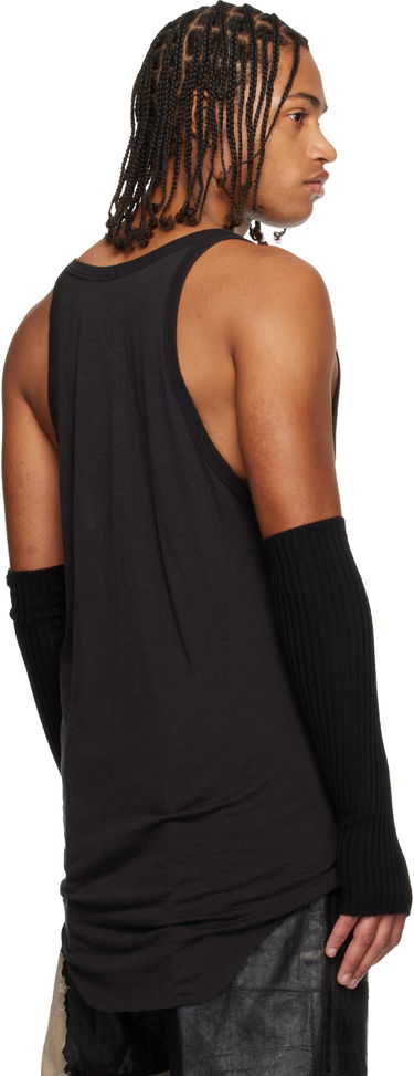 Tankkitoppi Rick Owens Concordians Pony Deep Scoop Neck Tank Top Musta | RR02E1101 JSW, 2