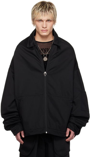 Takki Jean Paul Gaultier Jean Paul Gaultier Shayne Oliver Edition Zip-Up Jacket Musta | 24/27-F-VE054-C048-00, 0