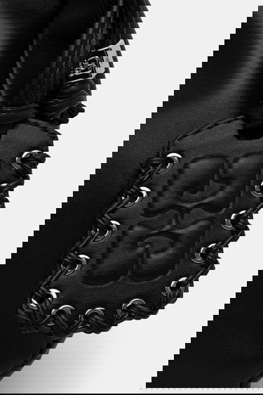 Käsilaukku GANNI Hobo Bag Medium Laces Musta | A7295, 3