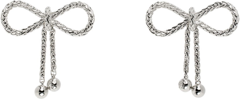 Korvakorut Blumarine Blumarine Bow Drop Earrings Metallinen | P522W310A