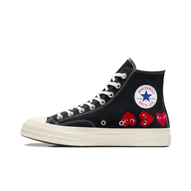 Tennarit ja kengät Converse Comme des Garçons PLAY x Chuck 70 Hi Musta | A08147C, 0