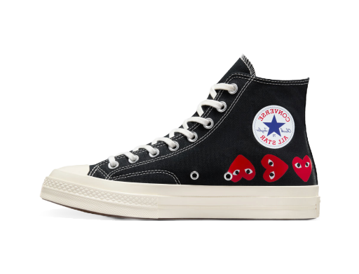 Tennarit ja kengät Converse Comme des Garçons PLAY x Chuck 70 Hi Musta | A08147C