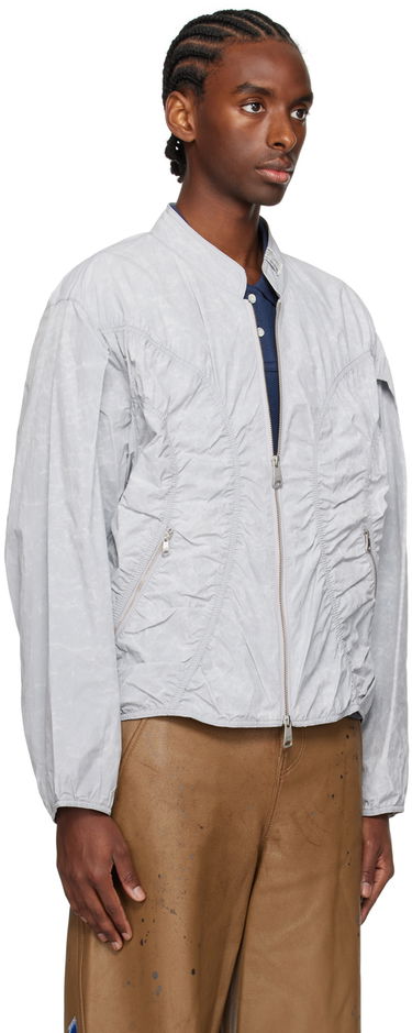 Bomber-takki ADER ERROR Ruched Bomber Jacket Harmaa | BN01SSJK0809LG, 1