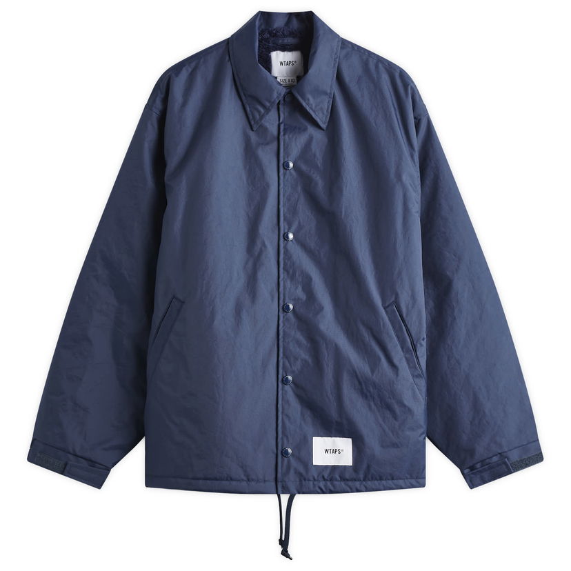 Takki WTAPS Boa Lined Coach Jacket Sininen | 242TQDT-JKM01-NVY