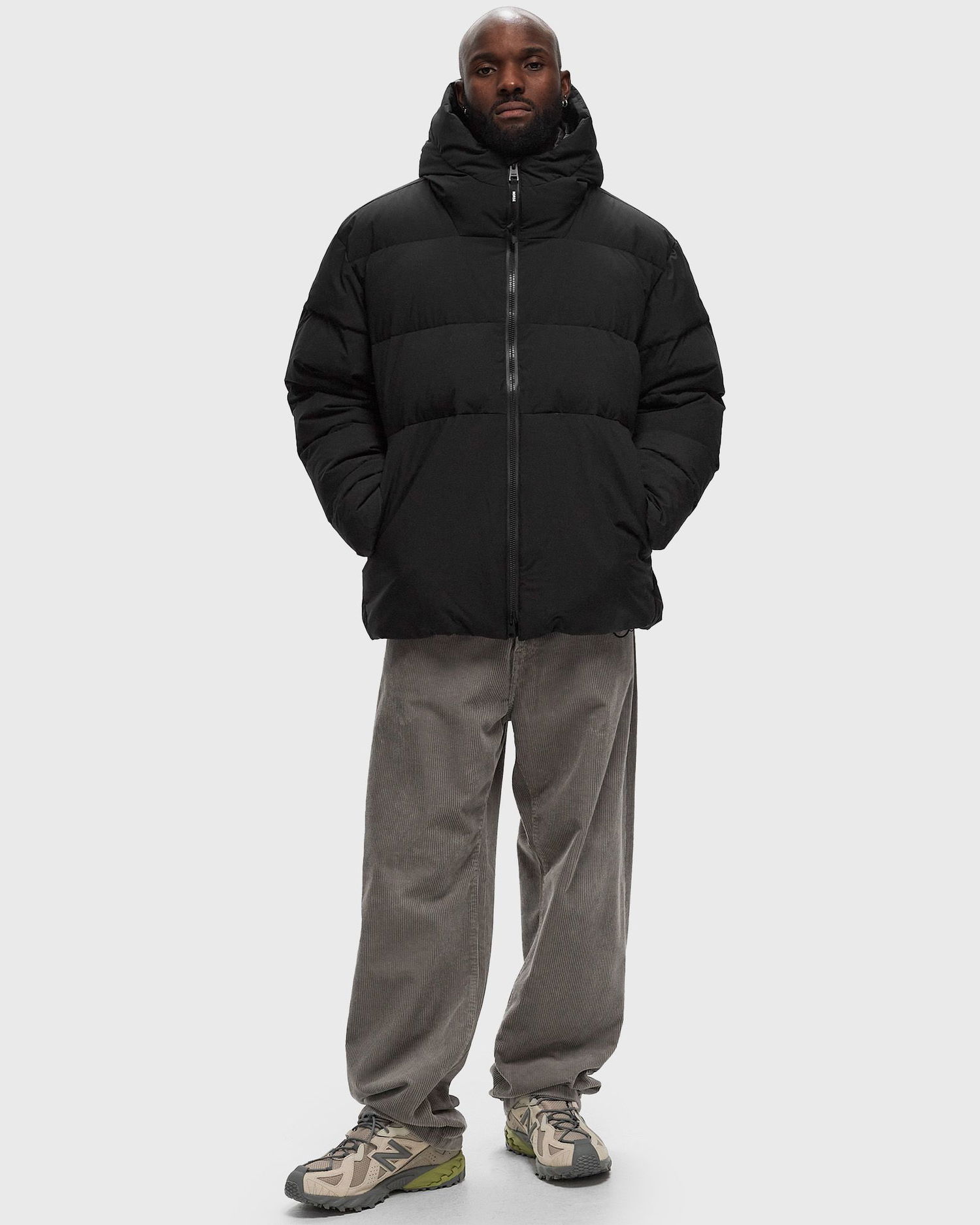 Puffer takki NORSE PROJECTS Asger 2.0 Puffer Jacket With Hood Musta | N55-0612-9999, 1