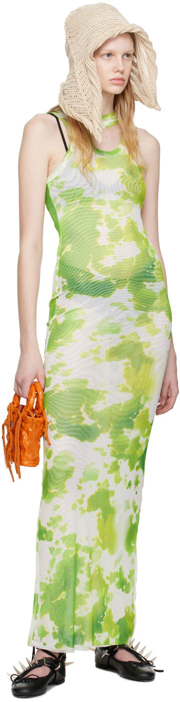Mekko Ottolinger Ottolinger Exclusive Tie-Dye Maxi Dress Vihreä | 100717, 3