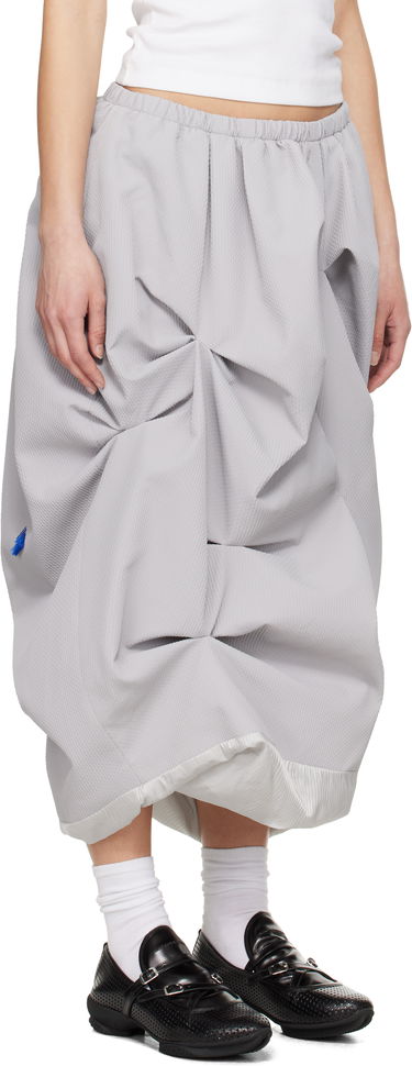 Hame ADER ERROR ADER error Midi Gathered Skirt Harmaa | BO01SSSK0302GR, 1