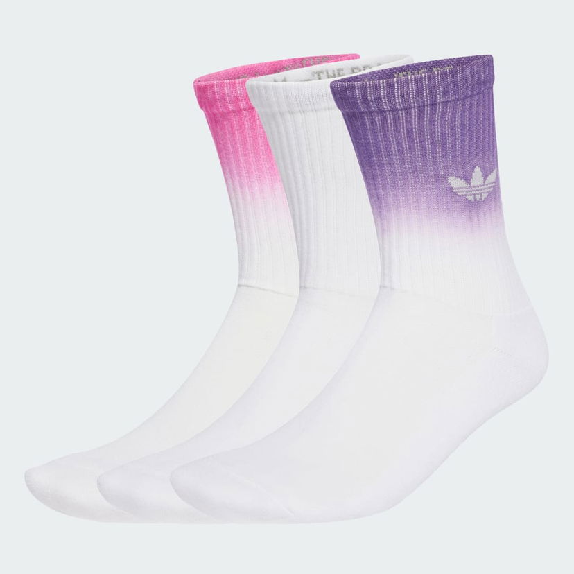 Sukat adidas Performance Ombre Crew Socks - 3 Pairs Violetti | JX5220