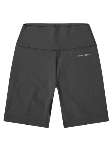 Shortsit Sporty & Rich Biker Shorts Musta | SH673BK