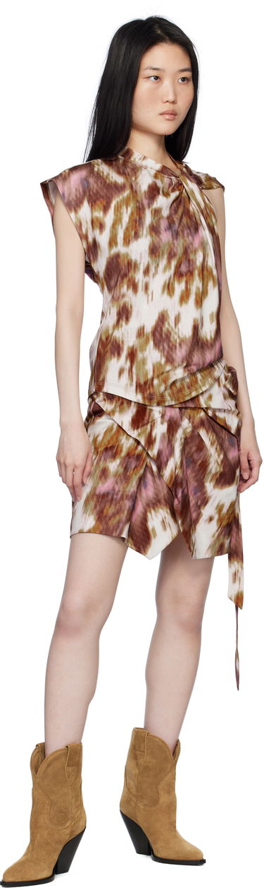 Hame Isabel Marant Étoile Isabel Marant Etoile Bernice Tie Dye Wrap Miniskirt Monivärinen | 25PJU0198FD-C1N09E, 3