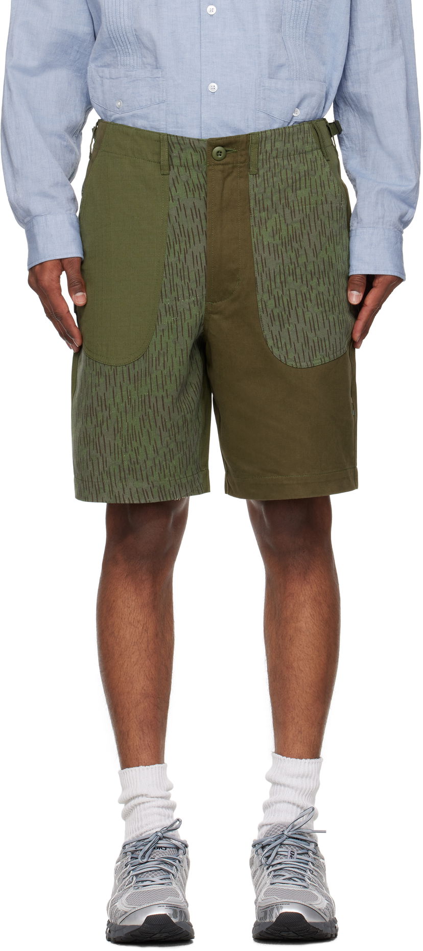 Shortsit Maharishi Maharishi Upcycled Fixed Deck Shorts Vihreä | 6086