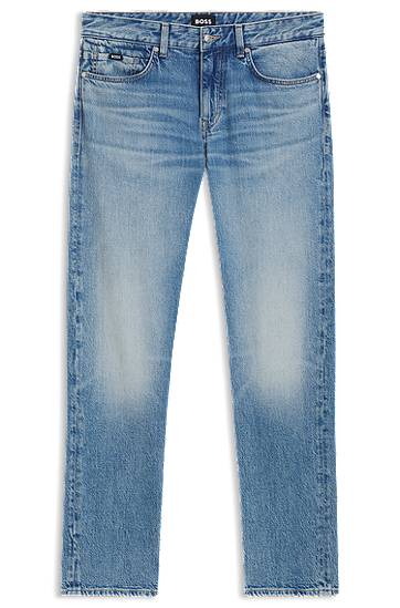 Jeans BOSS BOSS Delaware Slim-Fit Comfort-Stretch Jeans Sininen | 50544869