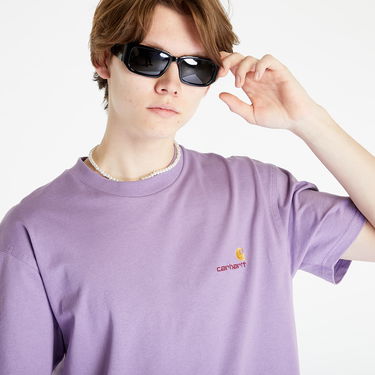 T-paita Carhartt WIP S/S American Script T-Shirt Tummansininen | I029956_1CW_XX, 2