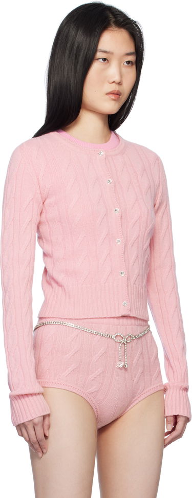 Villapaita Blumarine Blumarine Wool & Cashmere Knit Cardigan Vaaleanpunainen | P522M570A, 1