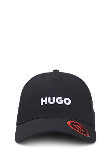Korkki BOSS HUGO Cotton-twill Cap with Logo Musta | 50533410