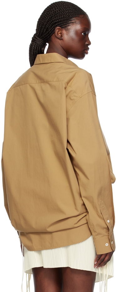 Paita Helmut Lang Oversized Shirt Ruskea | O01HW501, 2