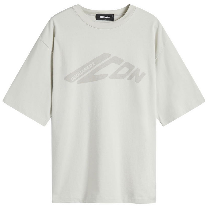 T-paita DSQUARED2 ICON Loose Fit T-Shirt, Size Large Beige | S79GC0107-S24583-729