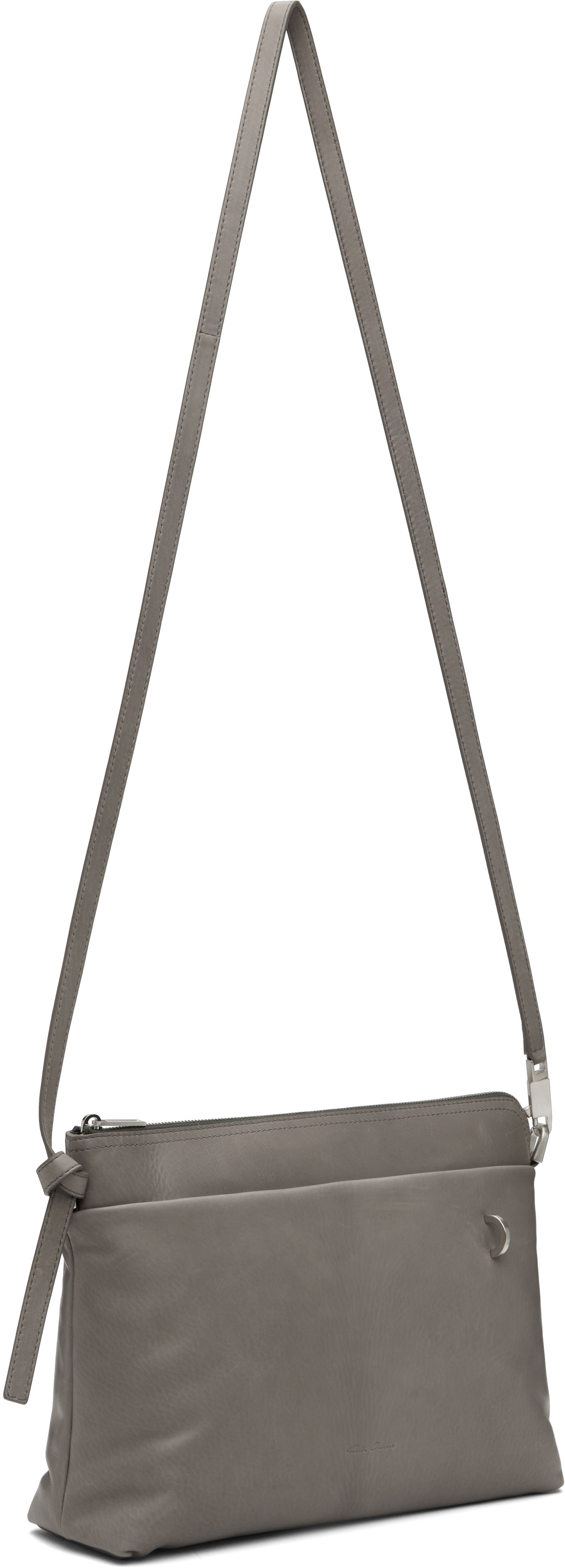 Olkalaukku Rick Owens Rick Owens Concordians Adri Flat Crossbody Bag Harmaa | RA02E0727 LCAPA, 1