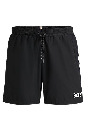 Uimapuvut BOSS BOSS Quick-Drying Swim Shorts with Contrast Details Musta | 50514429