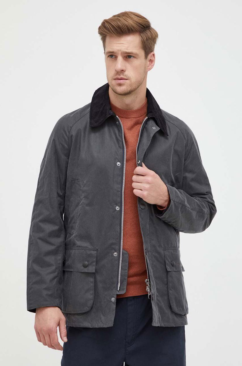 Takki Barbour Ashby Wax Jacket Harmaa | MWX0339